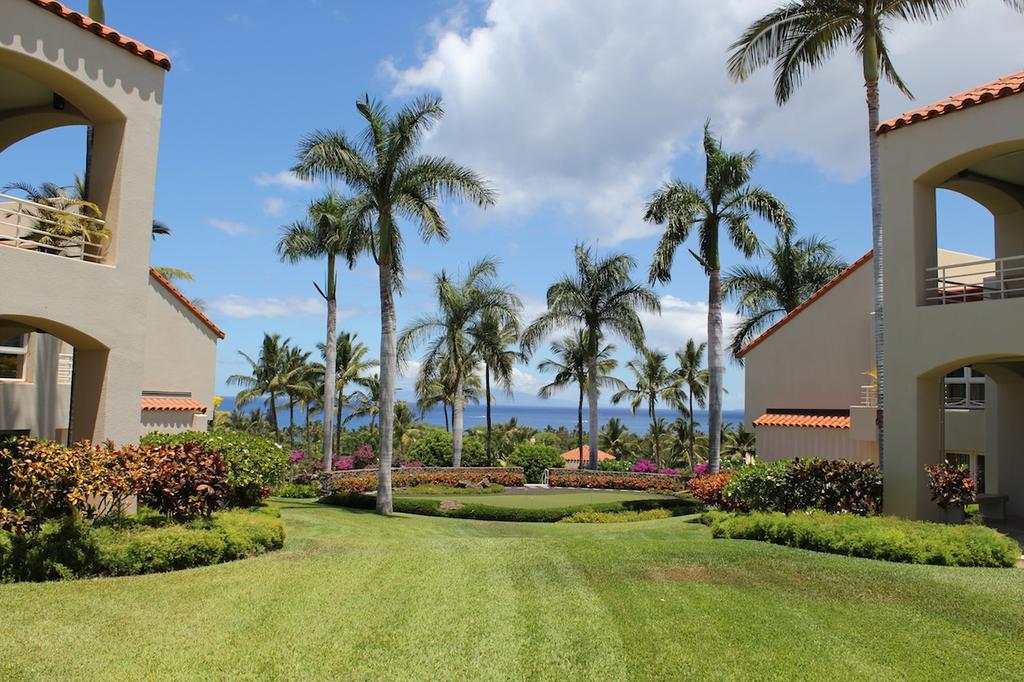 Colorful native foliage is used in the landscaping throughout the complex