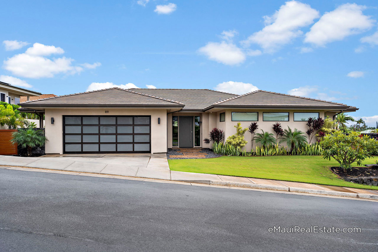 Example of a new custom home built in 2017 in Kilohana Waena